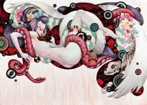 Geisha and The Swan by Tristan Eaton