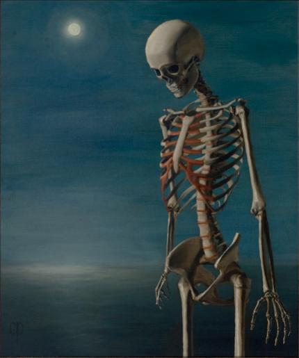 Chris Peters | Clear Blue Water | Skeleton Print